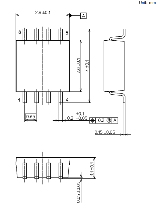 机械图纸 - Toshiba 高速双比较器